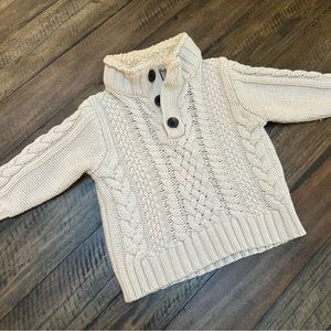 Gap | Fleece collar knit sweater